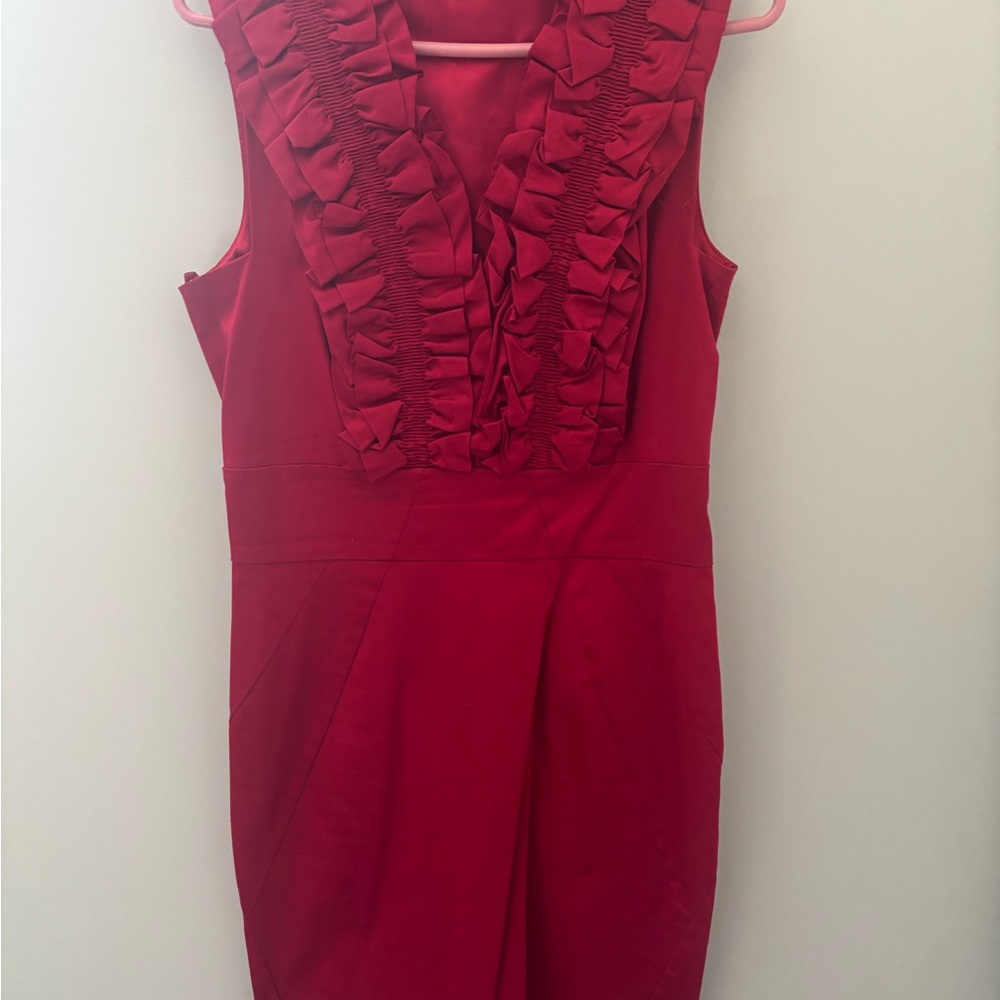 Ted Baker Elegant Red Sleeveless Dress size 3